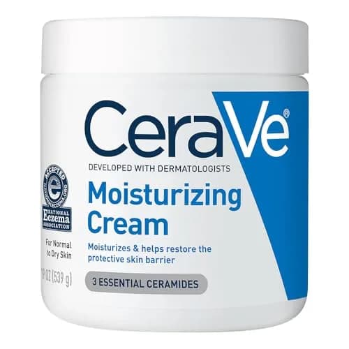 CeraVe Moisturizing Cream Body and Face Moisturizer for Dry Skin, Hyaluronic Acid and Ceramides, 16 Ounce Refill | Oil-Free Non-Comedogenic — 19 Ounce