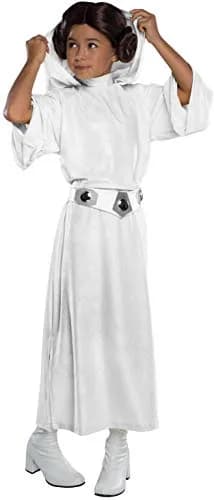 Rubie's Costume Star Wars Princess Leia Deluxe Child Costume Small (610504_S) | Officially Licensed Star Wars Dress-up thumbnail 1