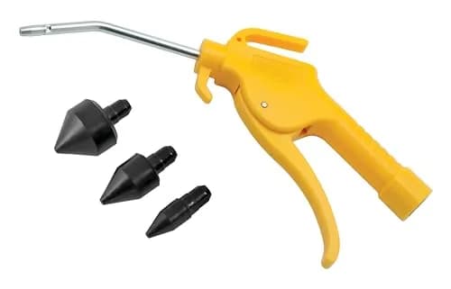 Titan 19391 4-Piece Air Blow Gun Set | OSHA Compliant Safety Tip, 75-120psi, Rubber Tips for Sensitive Surfaces thumbnail 1
