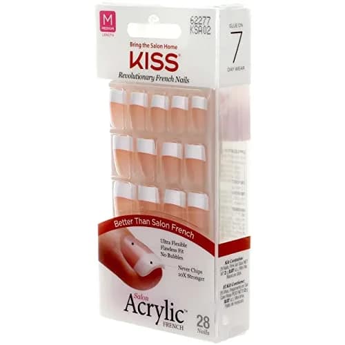 KISS Salon Acrylic French Kit Sugar Rush Medium 3 Pack | Flawless Fit & 10X Stronger thumbnail 3