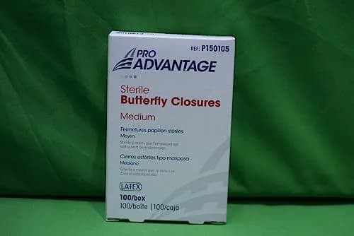 ProAdvantage Sterile Butterfly Closure Bandages Medium | Latex-Free Wound Care thumbnail 2