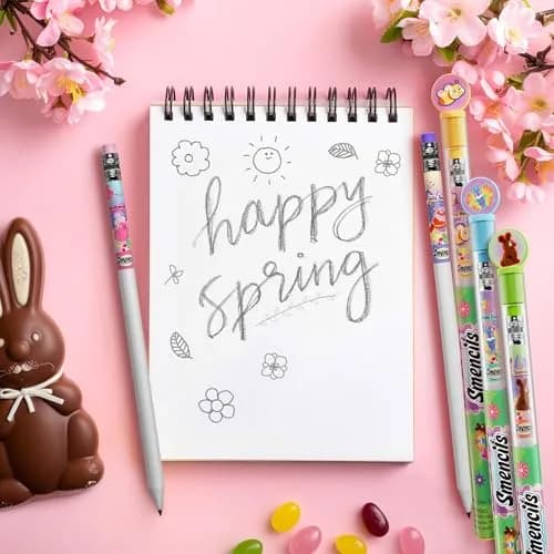Scentco Spring Smencils HB #2 Scented Pencils 5 Count (12.7cm / 0.5 inch) | Fun & Engaging School Supplies thumbnail 4