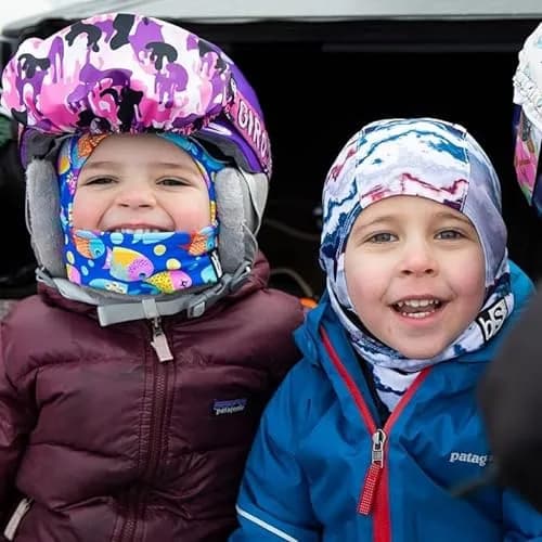 BLACKSTRAP Kids The Hood Dual Layer Cold Weather Neck Gaiter and Warmer for Children, Snow Issue | UPF 50+ Sun Protection (70-120 chars) thumbnail 6
