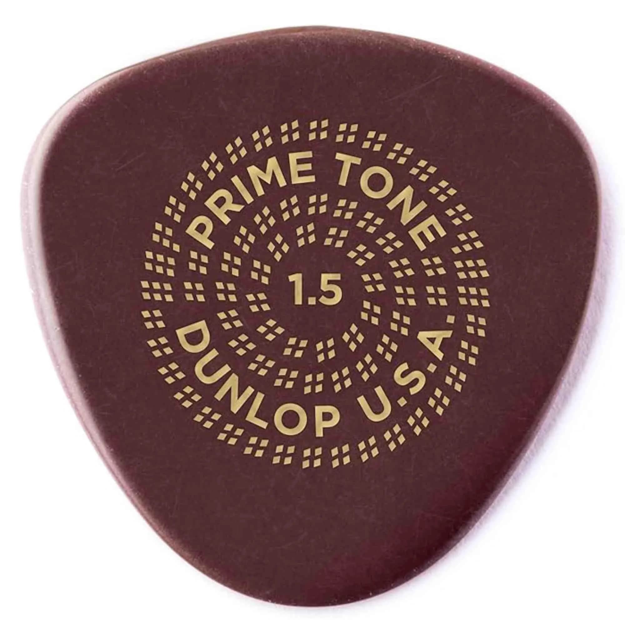 Jim Dunlop Primetone® Semi Round Smooth Pick 1.5MM | Durable Ultex Guitar Pick for Articulate Play