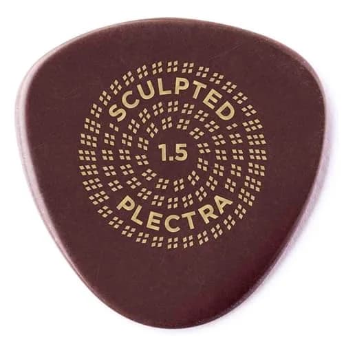 Jim Dunlop Primetone® Semi Round Smooth Pick 1.5MM | Durable Ultex Guitar Pick for Articulate Play thumbnail 2