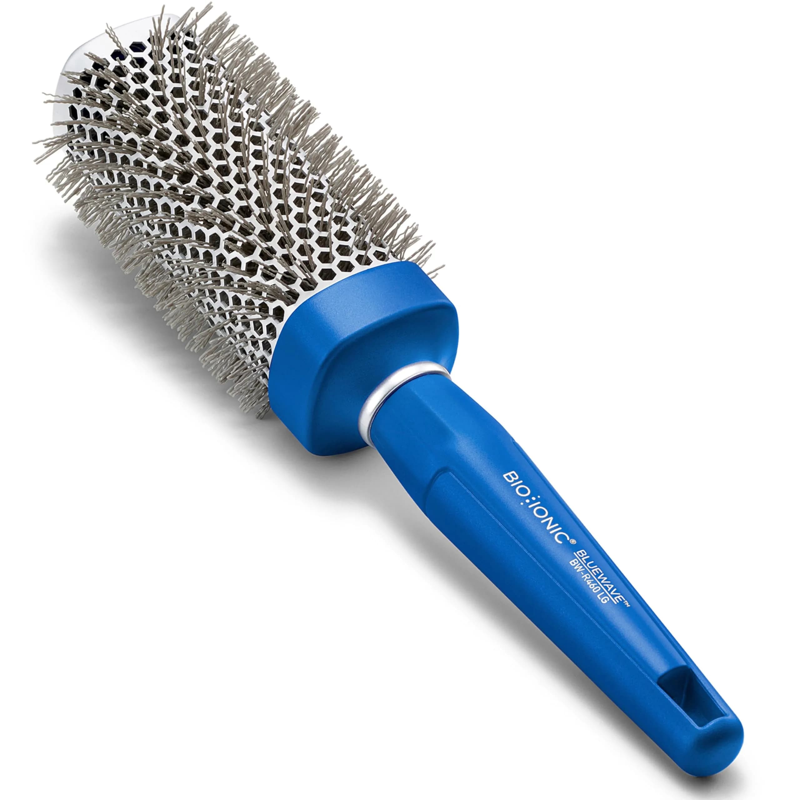 BIO IONIC Bluewave Nanoionic Conditioning Brush Large | Salon-Quality Styling Tool