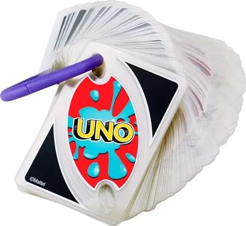 Mattel Games UNO Splash Card Game 108 Cards | Ages 7+, 2-10 Players, Waterproof Plastic thumbnail 4
