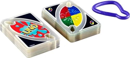 Mattel Games UNO Splash Card Game 108 Cards | Ages 7+, 2-10 Players, Waterproof Plastic thumbnail 6
