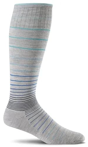 Sockwell Women's Circulator Moderate Graduated Compression Sock, Grey - M/L | 15-20 mmHg support for legs thumbnail 1