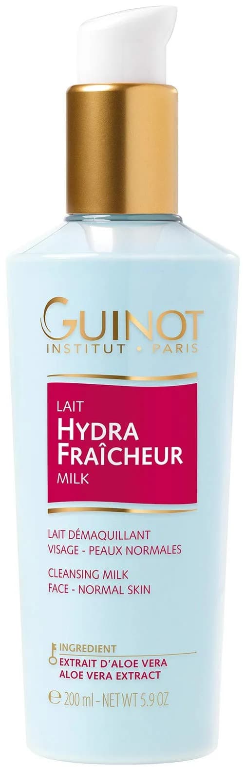 Guinot Refreshing Cleansing Milk 6.9 Fl Oz | Gentle Waterproof Makeup Remover for All Skin Types - main product image