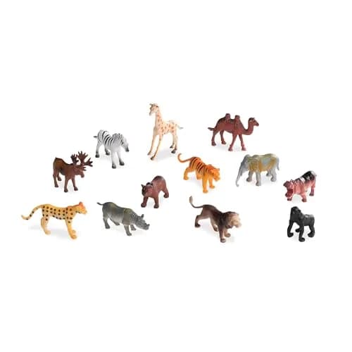 Terra by Battat Wild Animal Figurines Tube 60 Mini Safari Figures | Realistic Plastic Animals for Kids 3+ thumbnail 8