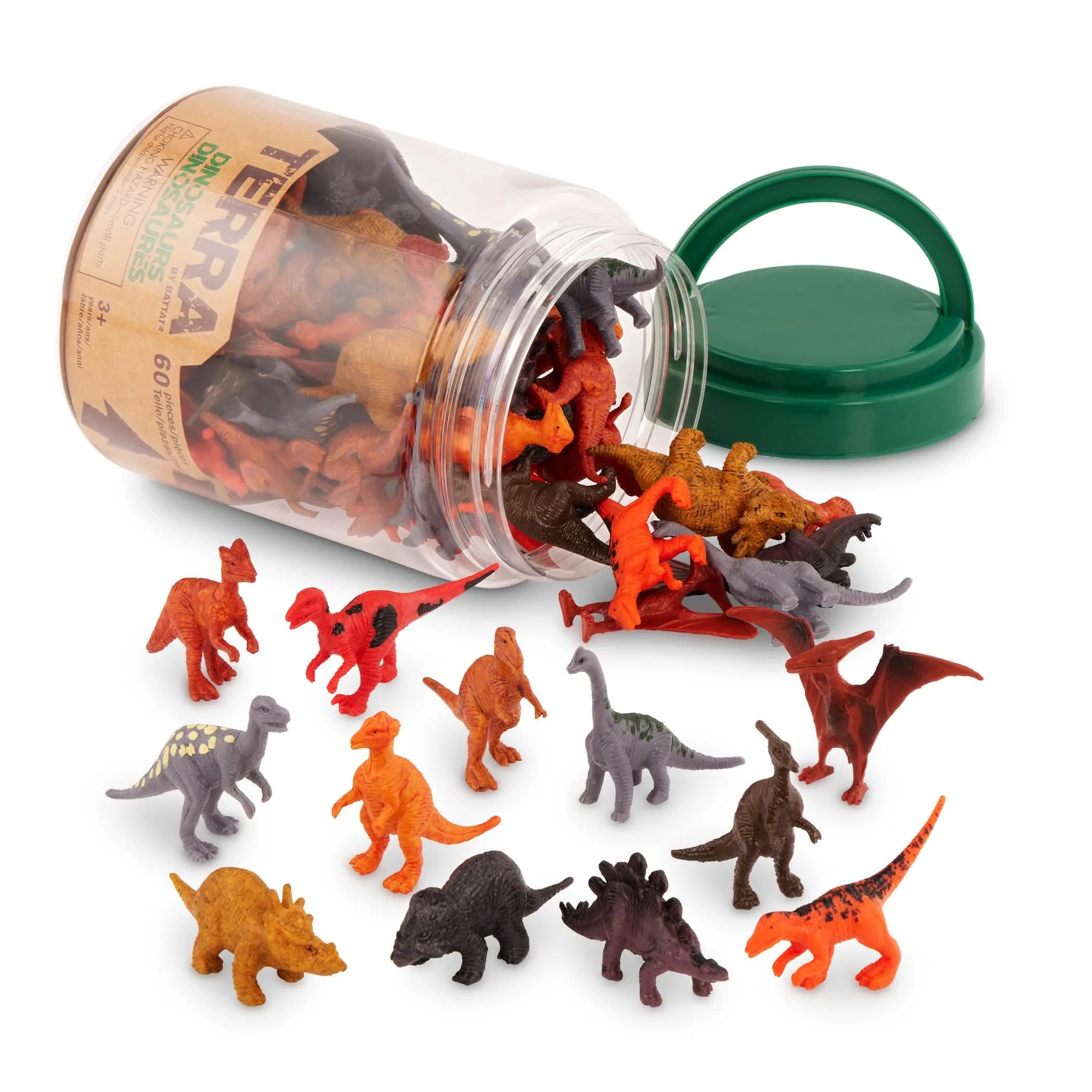 Terra by Battat Insect World Bug Toys, 60 Mini Figures in Tube, Insects (60-Piece Set) — Multi-colored