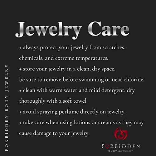 Forbidden Body Jewelry 16g 8mm Daith Earring, Eyebrow Ring & Rook Piercing | Internally Threaded Clear CZ Barbell thumbnail 6