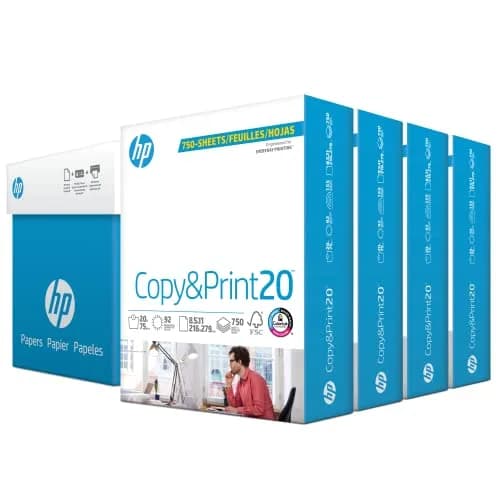 HP Papers Copy & Print 20 lb Letter Size Paper 3000 Sheets (8.5 x 11 Inches) | 92 Bright FSC Certified thumbnail 1