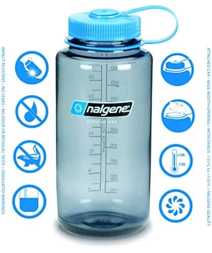 Nalgene Tritan Wide Mouth BPA-Free Water Bottle 946ml (32oz) | Trusted for 20+ Years thumbnail 4