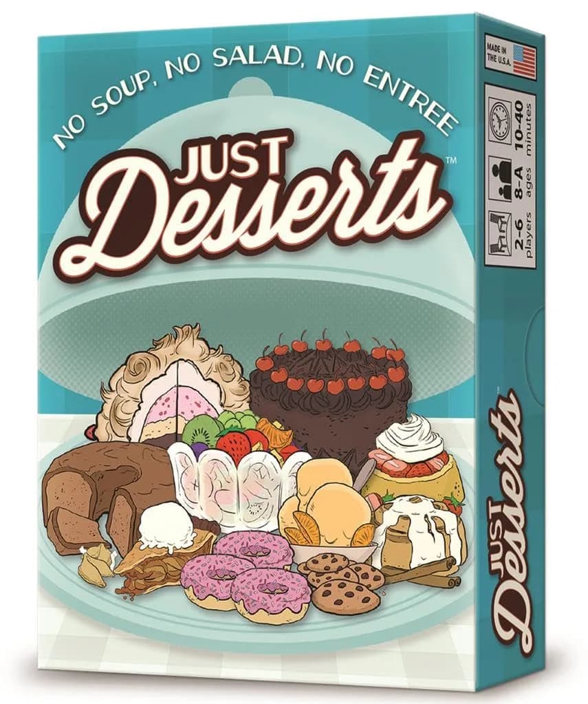 Looney Labs Just Desserts Card Game - Flavorful Expansion and New Characters | 100 Cards — Multicolor
