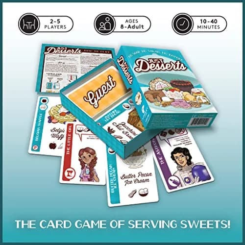 Looney Labs Just Desserts Card Game - Flavorful Expansion and New Characters | 100 Cards thumbnail 2