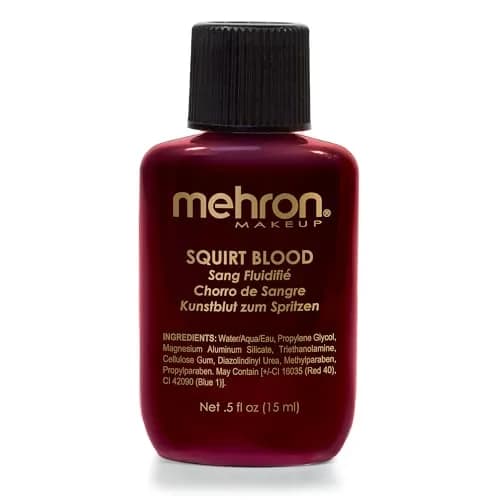 Mehron Makeup Squirt Blood 0.5 Ounce Liquid Dark Venous | Realistic Special FX Fake Blood thumbnail 1