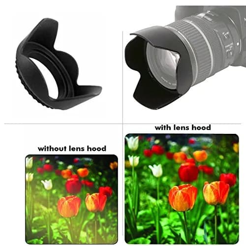 Big Mike's 49mm Lens Hood for Sony 18-55mm, 55-210mm & More | Flare Prevention & Lens Protection thumbnail 2