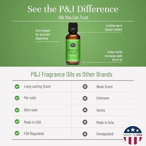 P&J Trading Fragrance Oil | Fresh Cut Grass 30ml for Candle Making & DIY Crafts thumbnail 3