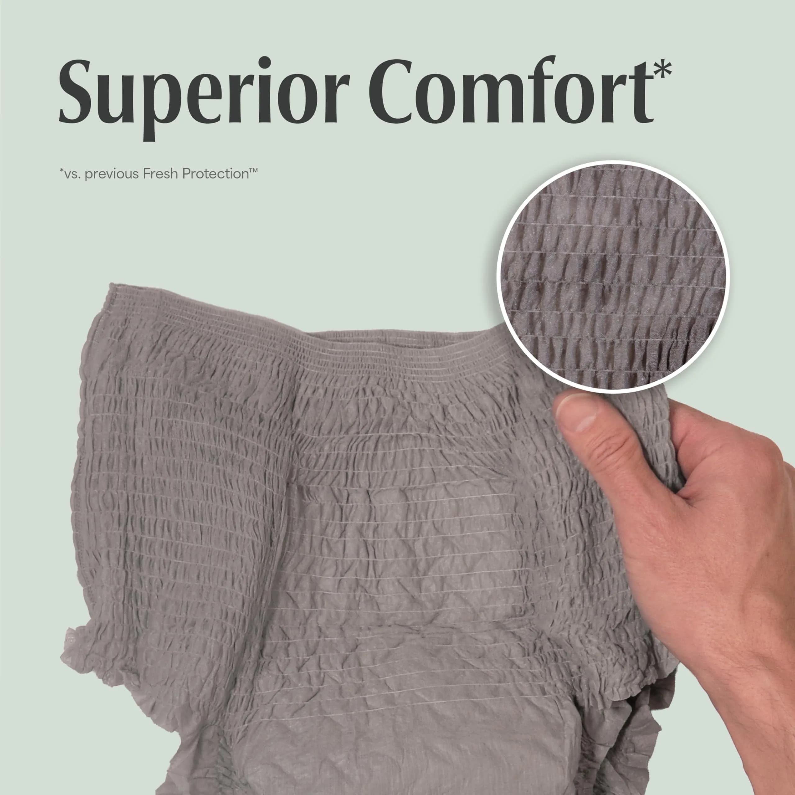 Depend Fresh Protection Men's Incontinence Underwear Small/Medium (19 Count) | Maximum Absorbency & Odor Control - view 5
