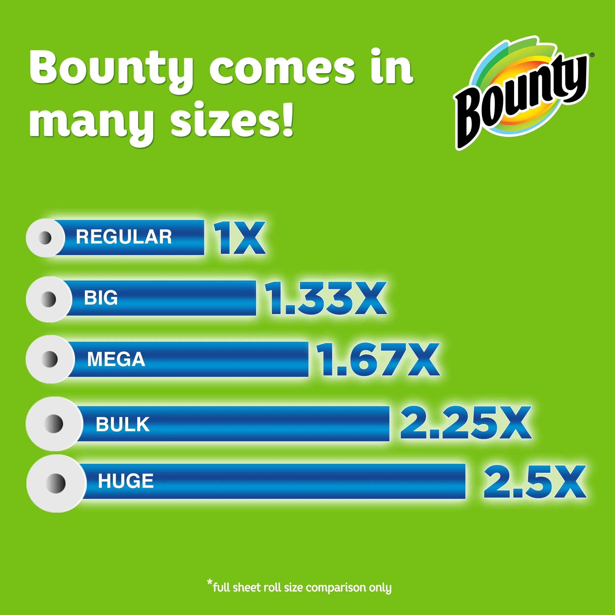 Bounty Select-A-Size Paper Towels, White, Giant Roll, 8 Rolls | 2X More Absorbent - view 5