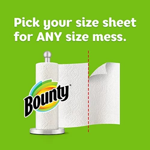 Bounty Select-A-Size Paper Towels, White, Giant Roll, 8 Rolls | 2X More Absorbent thumbnail 7