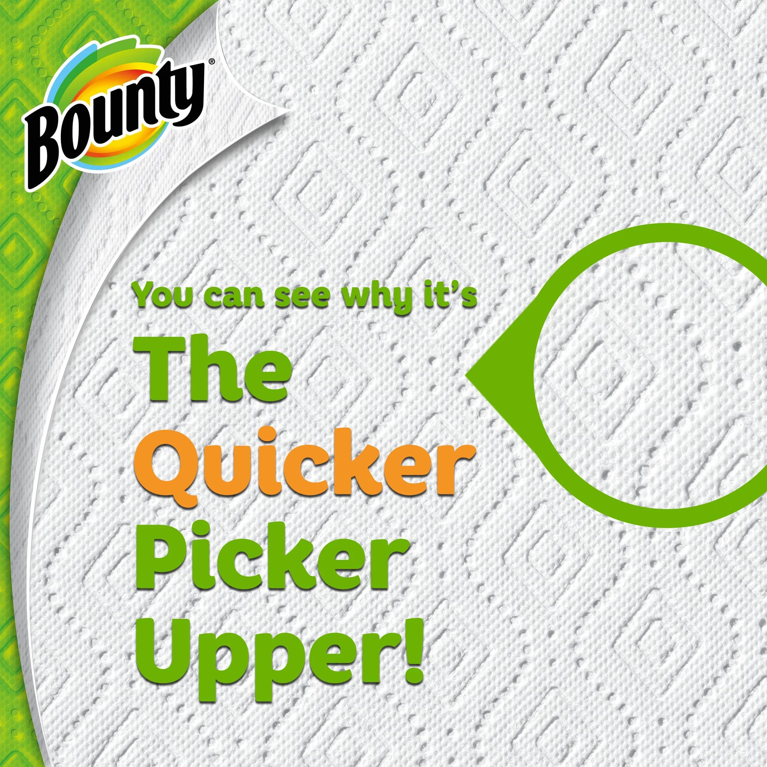 Bounty Select-A-Size Paper Towels, White, Giant Roll, 8 Rolls | 2X More Absorbent - view 4