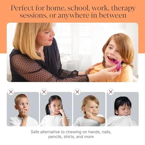 ARK Therapeutic Textured Grabber Sensory Chew XT Firm Lime Green 13cm (5") | Oral Motor Therapy Tool for Autism, ADHD, SPD thumbnail 5