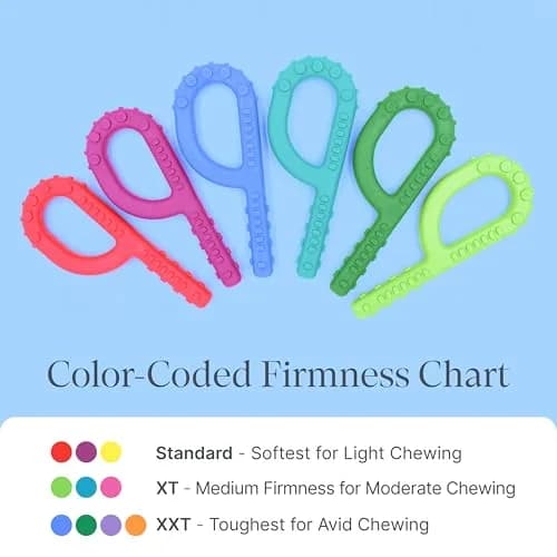 ARK Therapeutic Textured Grabber Sensory Chew XT Firm Lime Green 13cm (5") | Oral Motor Therapy Tool for Autism, ADHD, SPD thumbnail 7