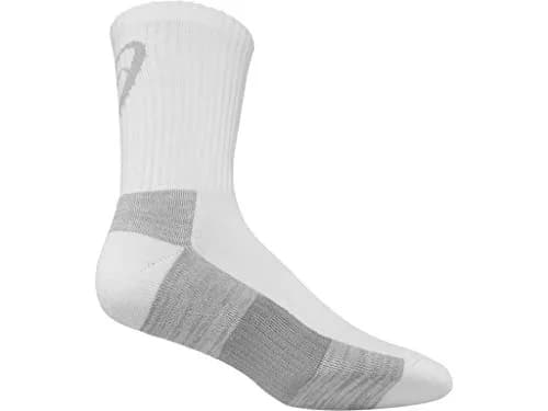 ASICS Training Crew Socks (3 Pack, Medium, White) | Moisture-Wicking & Arch Support thumbnail 6