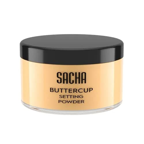 Sacha Buttercup Setting Powder 1.75 oz | Flawless Matte Finish for Medium to Deep Skin thumbnail 1