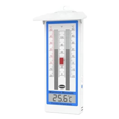 Brannan Digital Greenhouse Thermometer Max Min | 20.3cm x 10cm x 3cm (8in x 4in x 1.2in) thumbnail 1