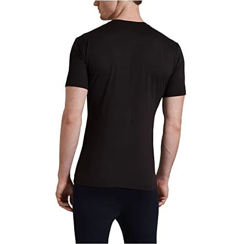 32 Degrees Weatherproof Mens Short Sleeve Crew Neck Cool Tee, 2 Pack, Black & Heather Grey | Moisture-Wicking & Quick Dry (70-120c) thumbnail 5