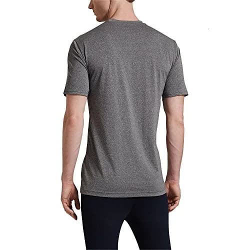 32 Degrees Weatherproof Mens Short Sleeve Crew Neck Cool Tee, 2 Pack, Black & Heather Grey | Moisture-Wicking & Quick Dry (70-120c) thumbnail 6