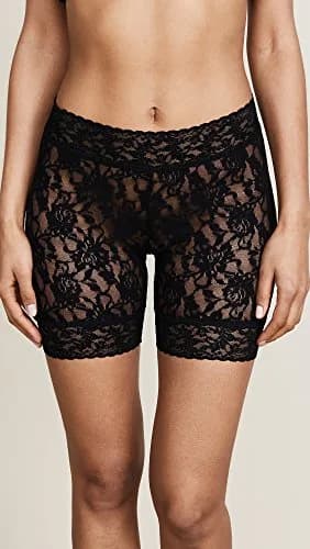 hanky panky Signature Lace Biker Shorts Large | Fitted, 100% Cotton Lined, Nylon-Spandex Trim (L) thumbnail 2