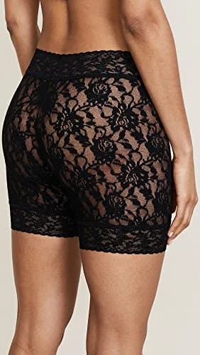 hanky panky Signature Lace Biker Shorts Large | Fitted, 100% Cotton Lined, Nylon-Spandex Trim (L) thumbnail 3