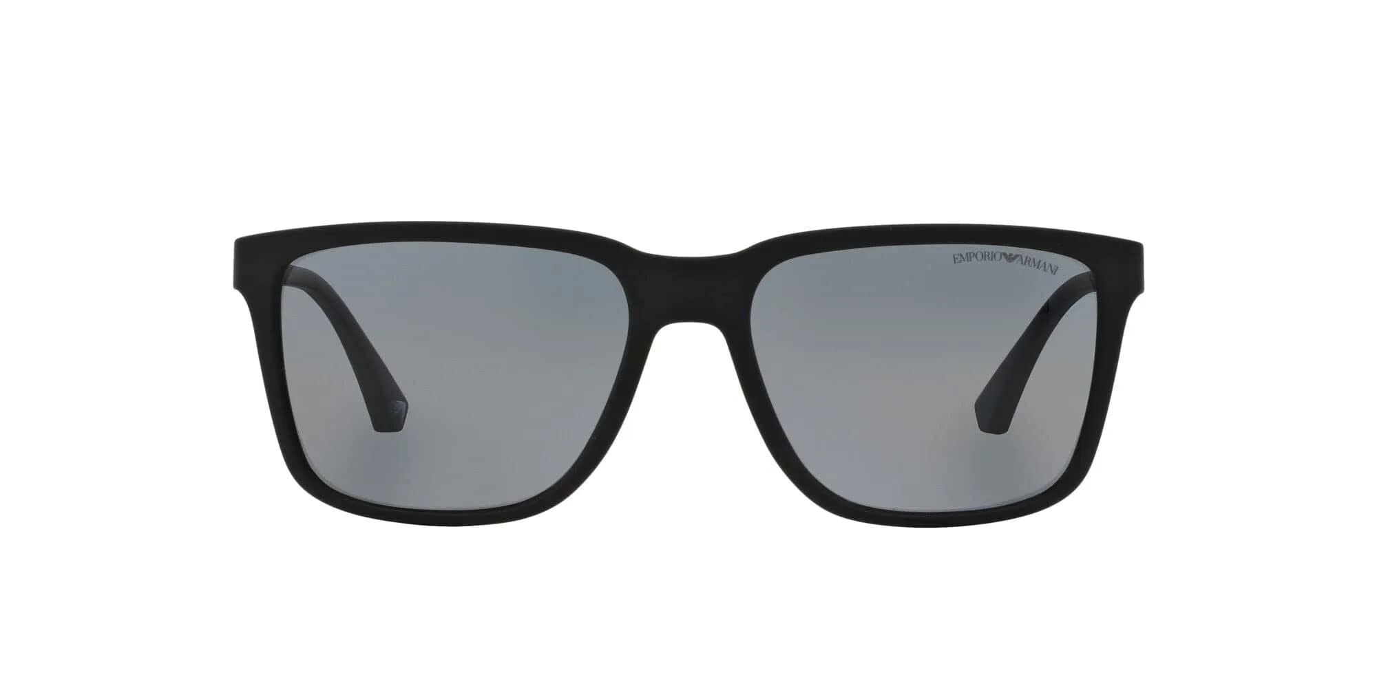 Emporio Armani EA4047 Sunglasses 56 mm Polarized Green Polycarbonate for Women