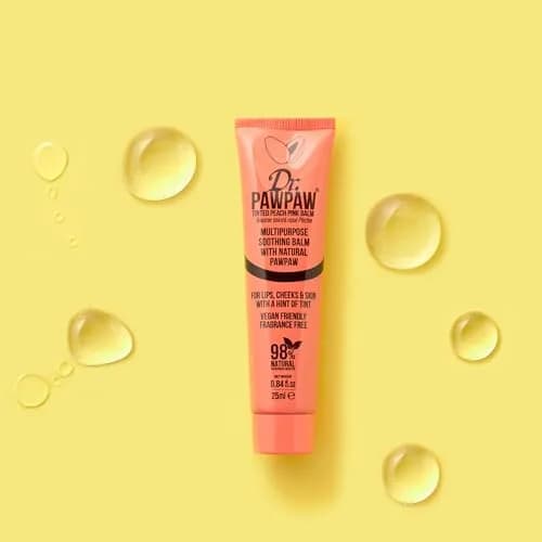 Dr. PAWPAW ORIGINAL BALM Tinted Peach Pink 0.84oz | Multi-Purpose Lip & Cheek Tint for Sensitive Skin thumbnail 8