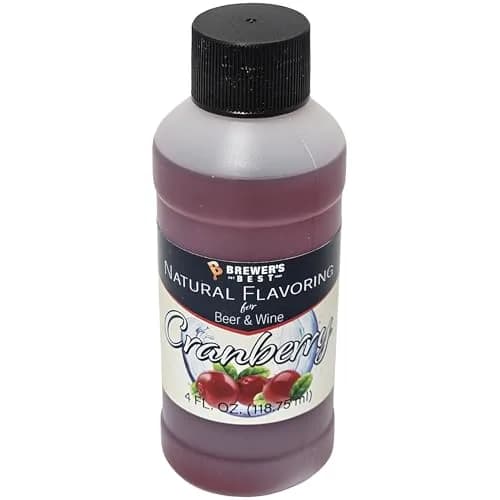 Brewer's Best Cranberry Flavoring 4 fl oz | Natural Beer & Wine Flavoring for Home Brewing thumbnail 2