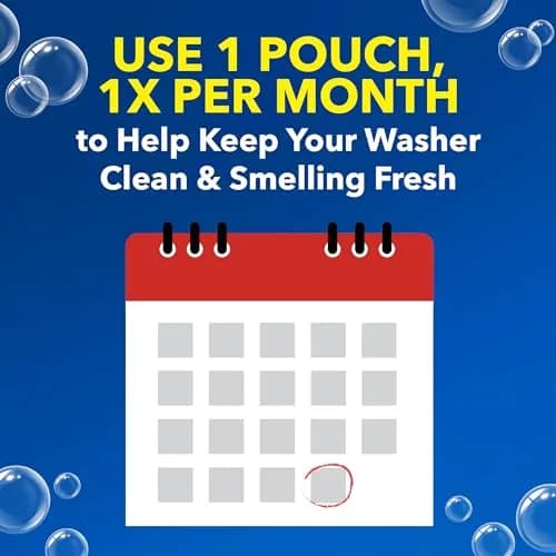 OxiClean Washing Machine Cleaner with Odor Blasters, 4 Count Pouches | Cleans Residues & Eliminates Odors thumbnail 4