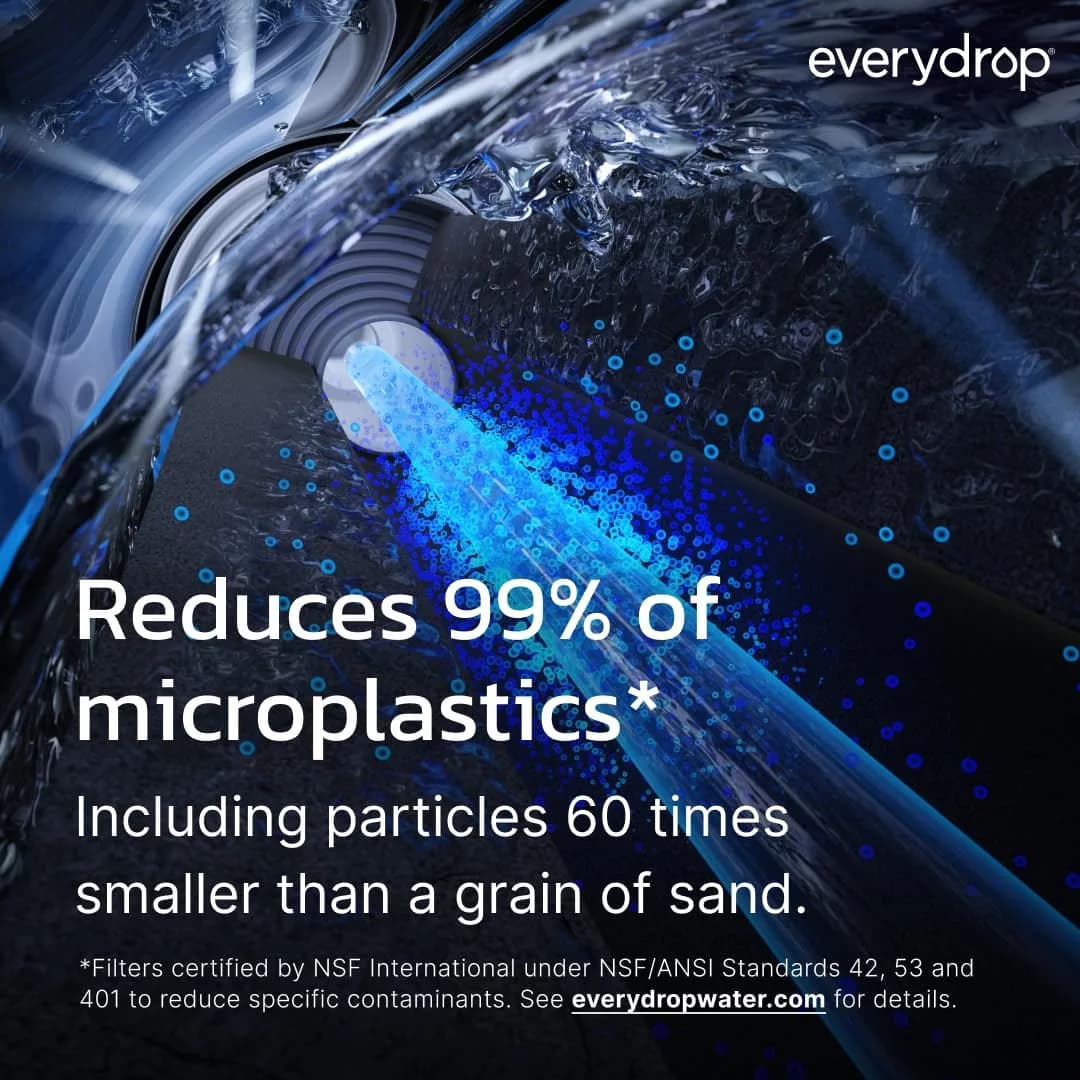 EveryDrop by Whirlpool EDR3RXD1 Refrigerator Water Filter 1 Count (0.34 kg) | NSF Certified to Reduce 74 Contaminants - view 4