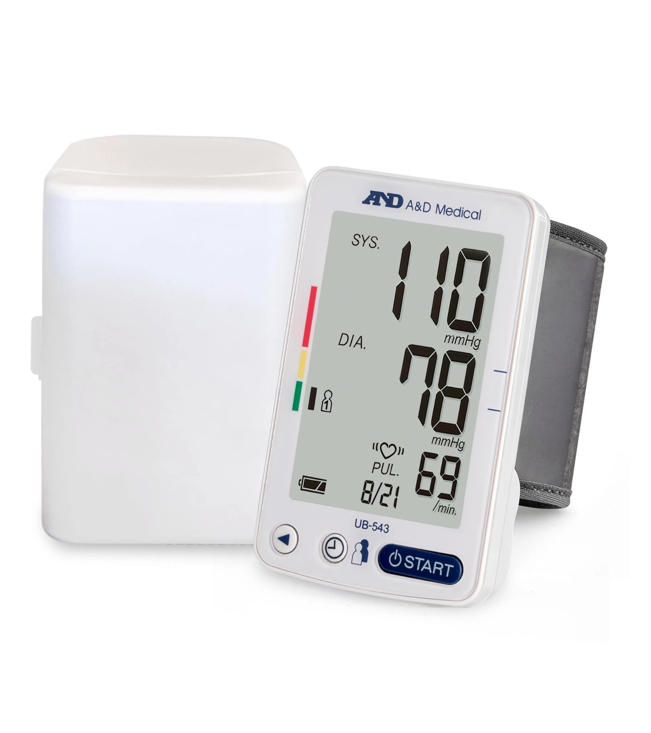 A&D Medical UB-543 Wrist Blood Pressure Monitor for Home Use | Accurate Multi-User Wrist BP Device