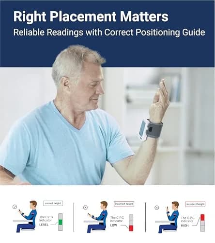 A&D Medical UB-543 Wrist Blood Pressure Monitor for Home Use | Accurate Multi-User Wrist BP Device thumbnail 4