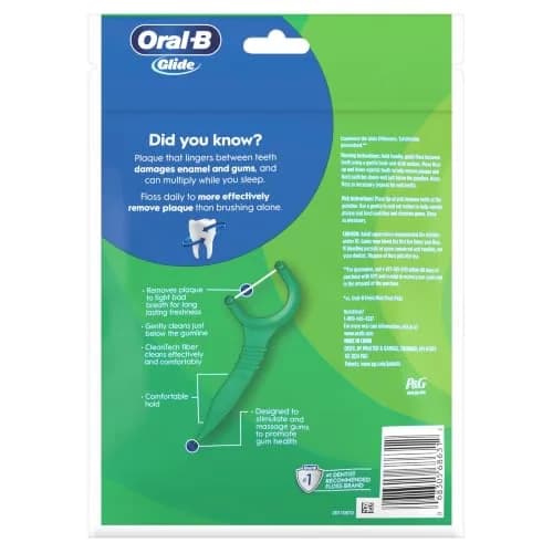 Oral-B Glide Mint Dental Floss Picks with Scope Flavor, 75 Count | Dentist Recommended Floss Brand thumbnail 6