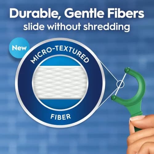Oral-B Glide Mint Dental Floss Picks with Scope Flavor, 75 Count | Dentist Recommended Floss Brand thumbnail 3