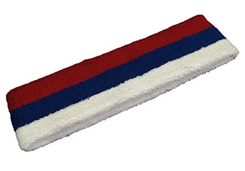 COUVER HB210 3 Striped Wide Basketball Headband | Heavy Sweat Absorption & Breathable Fit (70-120 chars) thumbnail 4