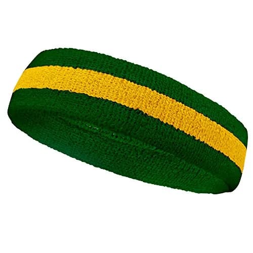 COUVER Sweatband Wide Basketball Headband 2.5 inch Cotton Blend | Heavy Sweat Absorption & Breathability thumbnail 2