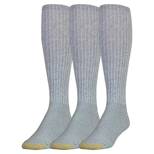 GOLDTOE Men's Ultra Tec Performance Over-The-Calf Athletic Socks 3-Pairs | Moisture Control & Durability thumbnail 1