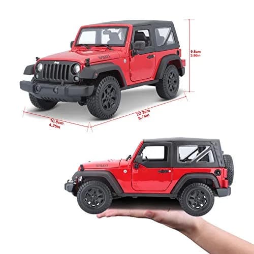 Maisto 1:18 Diecast Vehicle 2014 Jeep Wrangler | Highly Detailed Collectible Model thumbnail 4
